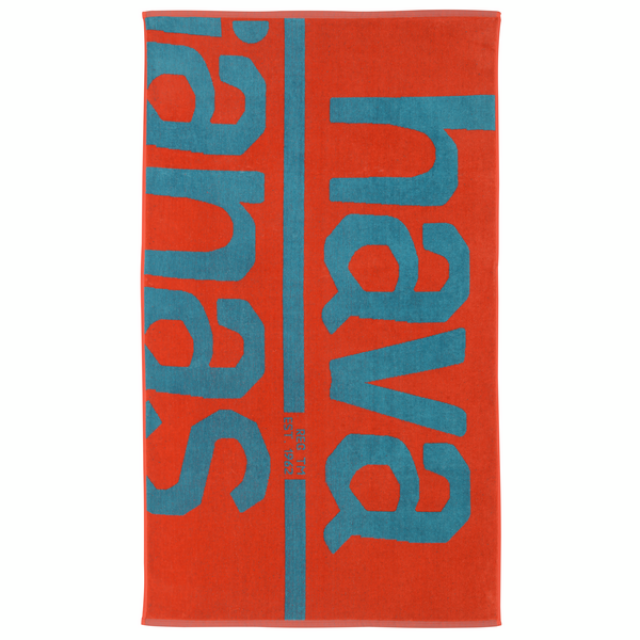 havaianas-logo-towel-red